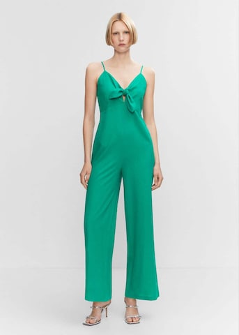 MANGO Jumpsuit 'Simona' in Groen: voorkant