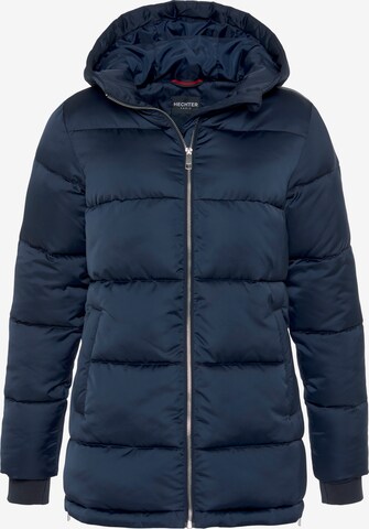 HECHTER PARIS Winter Coat in Blue: front