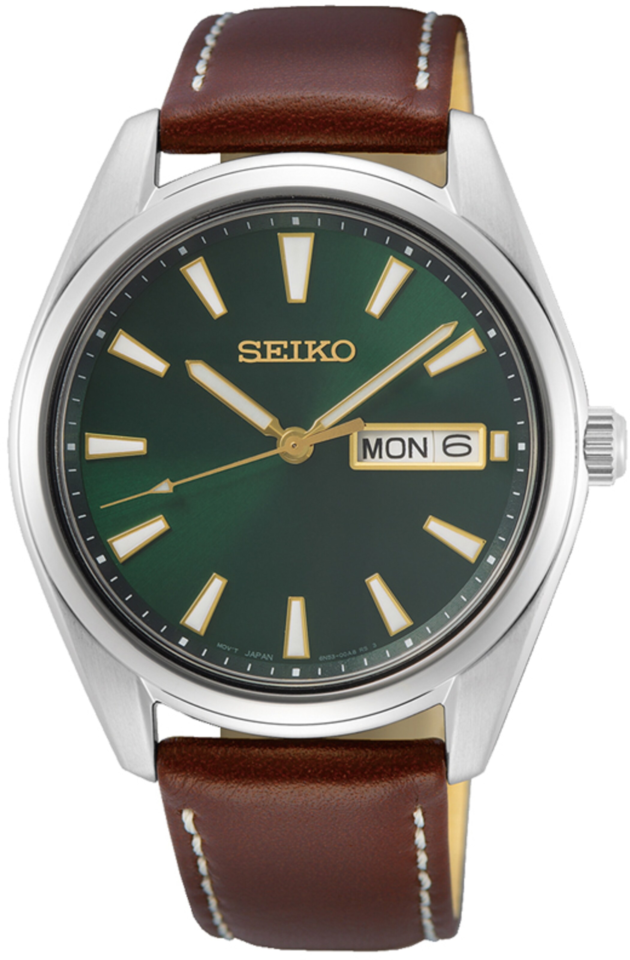 SEIKO Uhr in Grün: Vorderseite