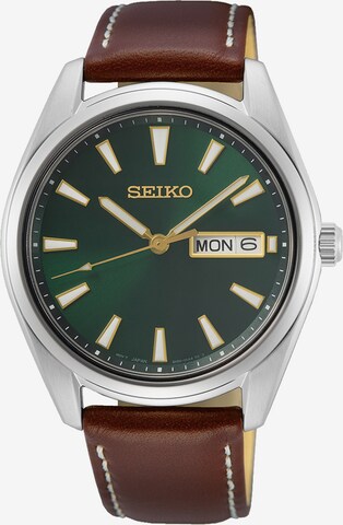 SEIKO Analog Watch in Green: front
