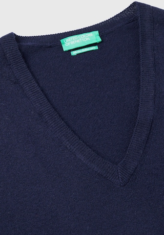 UNITED COLORS OF BENETTON Pullover in Blau