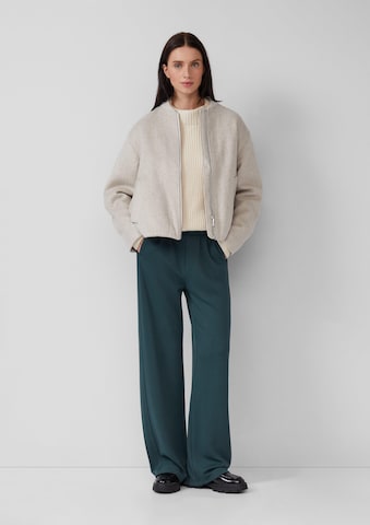 s.Oliver Wide Leg Hose in Grün