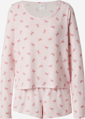 HOLLISTERKratke hlače za spavanje - roza boja: prednji dio