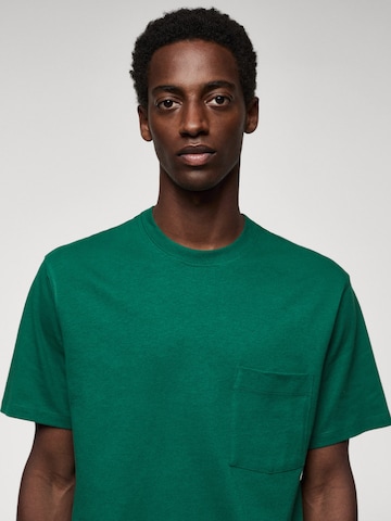 MANGO MAN Shirt 'MOLINA' in Groen