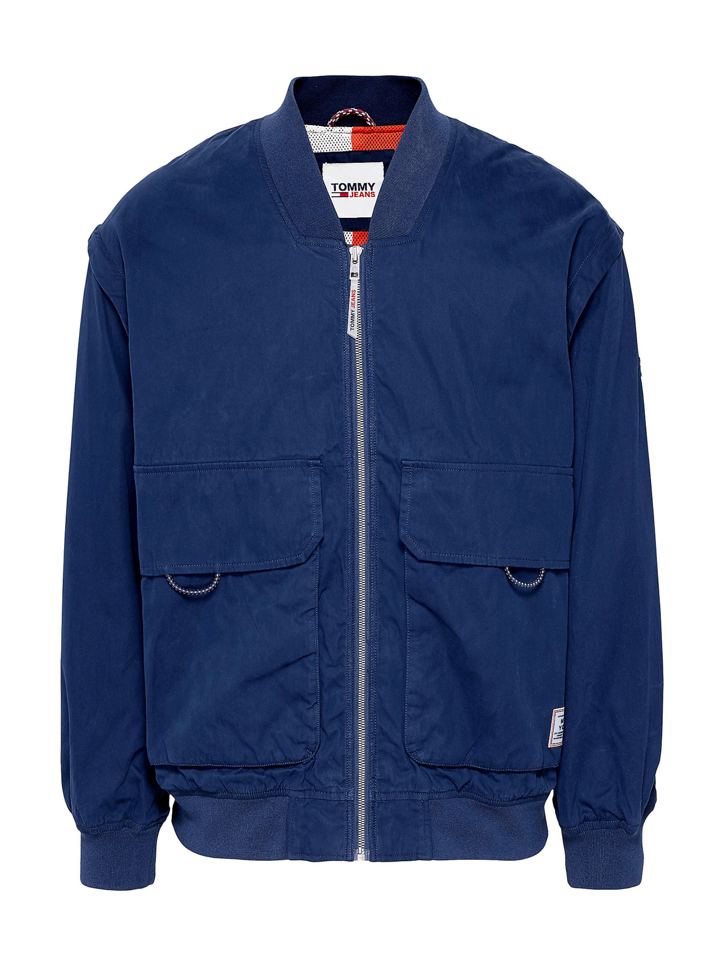 Veste mi-saison Tommy Jeans en bleu : devant