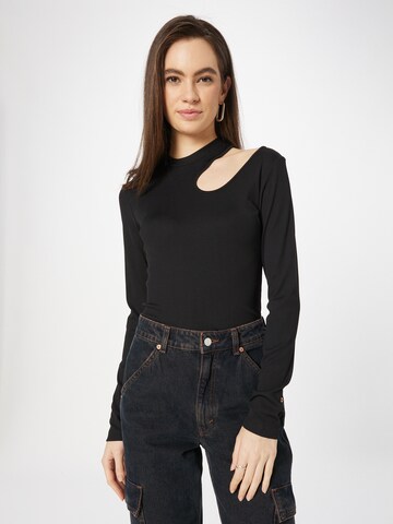 Envii Shirt 'COOL' in Schwarz: Vorderseite