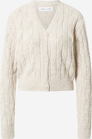 Samsøe Samsøe Cardigan 'LOU' i beige: forside