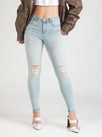 ONLY Skinny Fit Дънки 'ONLWAUW' в синьо: отпред