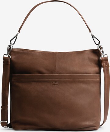 still Nordic Schoudertas 'Anouk Hobo' in Bruin: voorkant