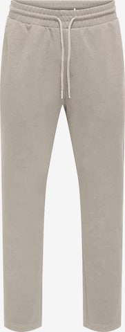Only & Sons - Loosefit Pantalón en beige: frente