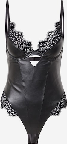 ABOUT YOU x hunkemöller Bodysuit 'Azelea' in Black: front