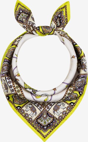 Foulard 'Elephant Garden' Roeckl en jaune : devant