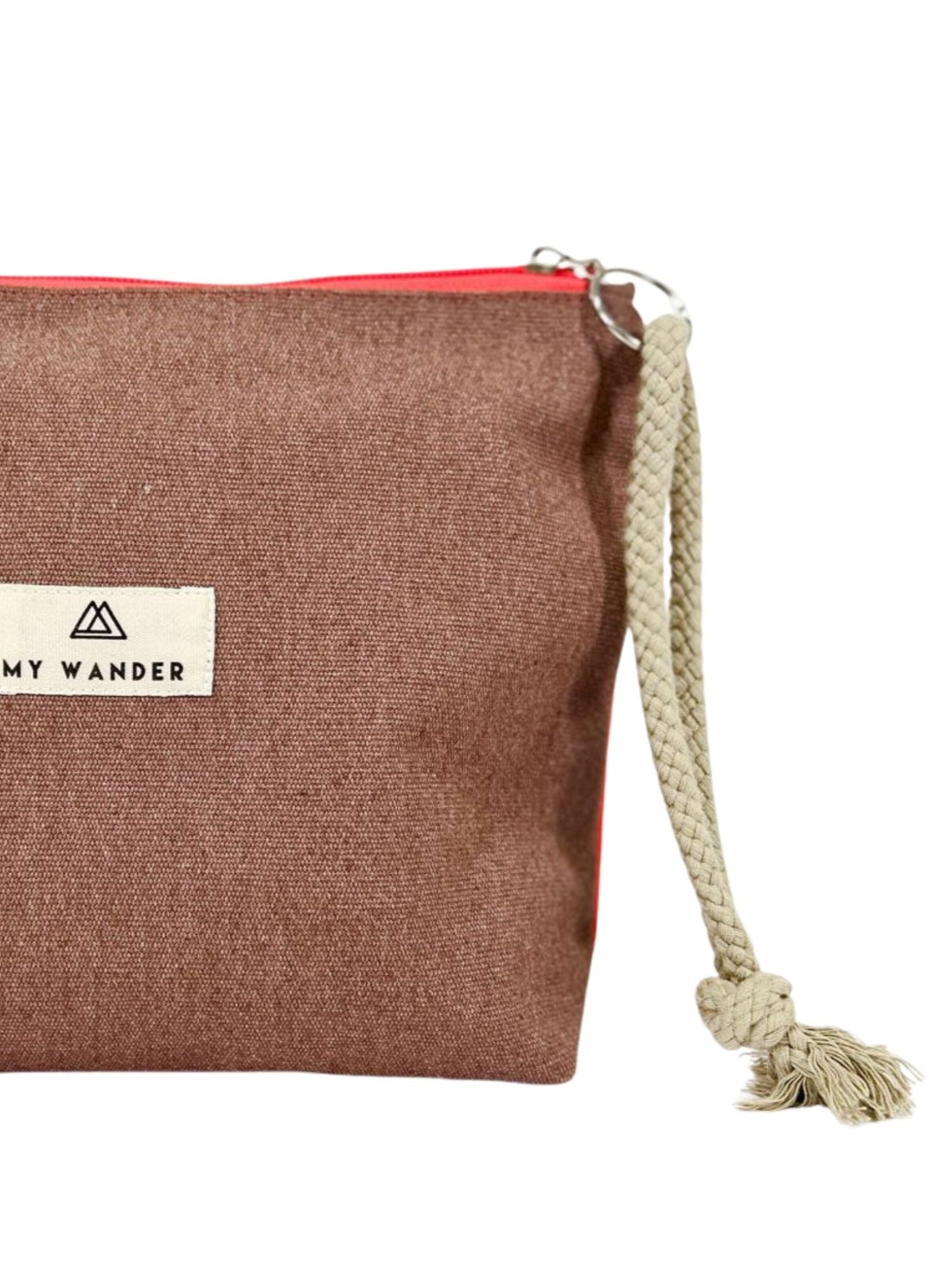 Mywander - Neceser 'Portofino Repelente' en marrón: frente