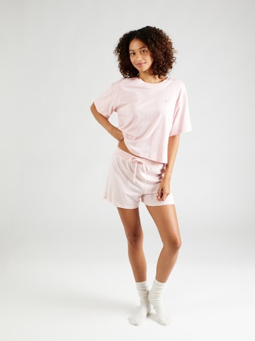 ESPRIT Kort pyjamas 'Amelia' i rosa