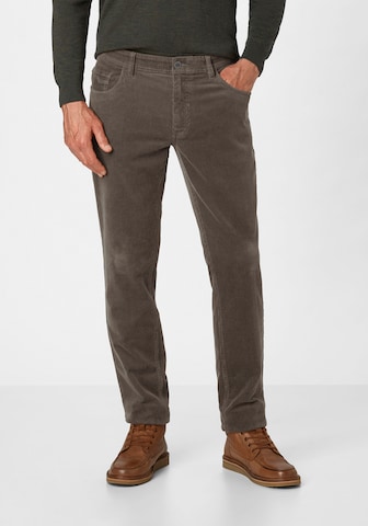 REDPOINT Slimfit Hose 'Milton' in Grau