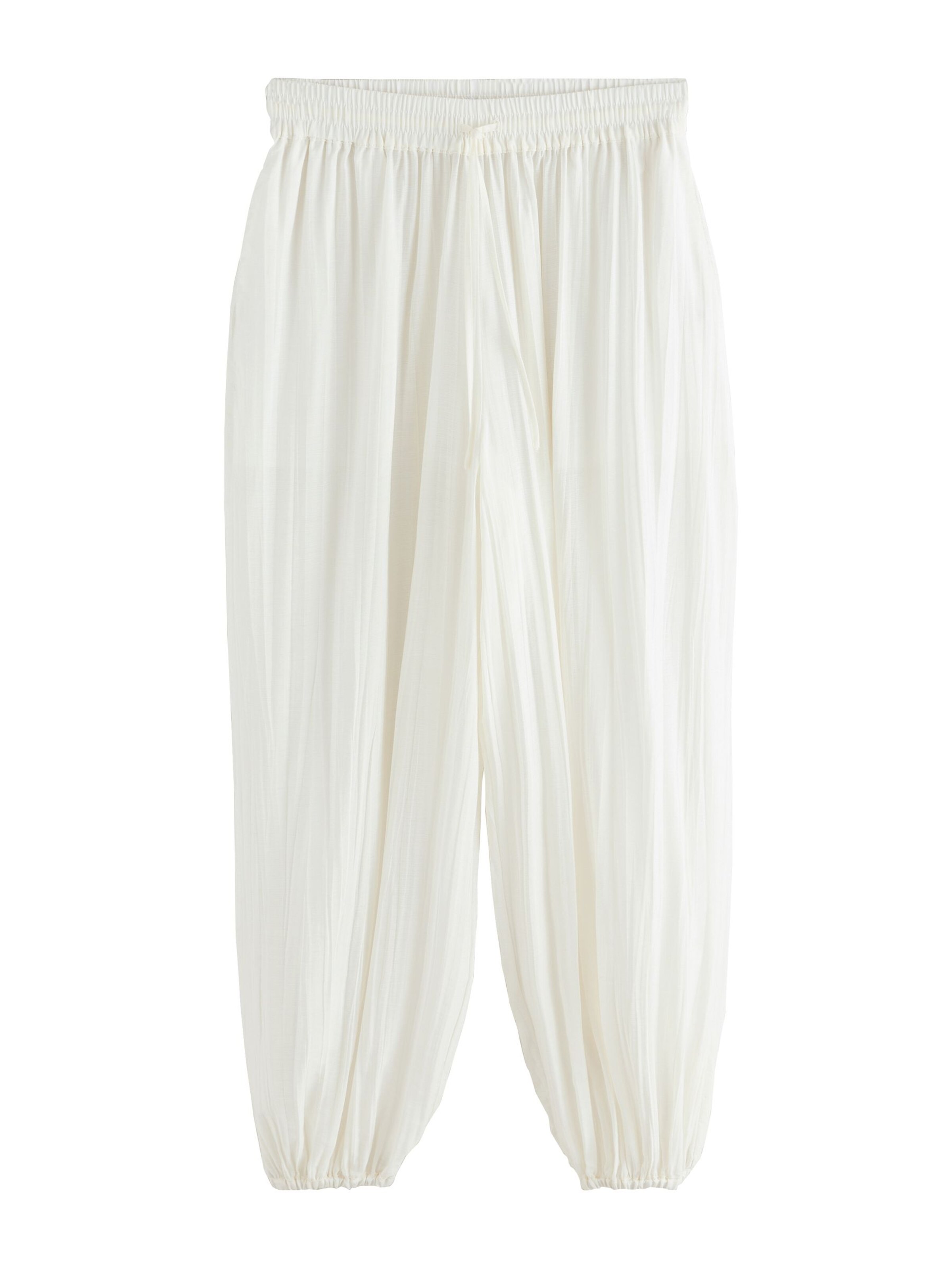 Barrel Pantaloni largi de la Next pe bej: față