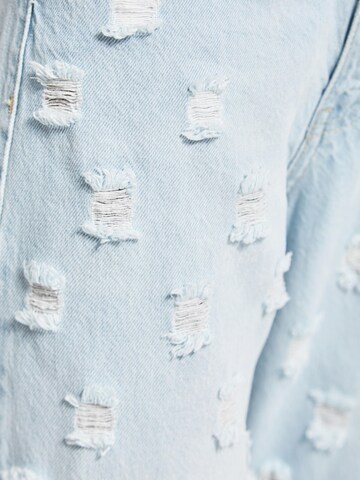 IT'S BASIC Regular Jeans 'Straight High Rise Jeans' in Blue