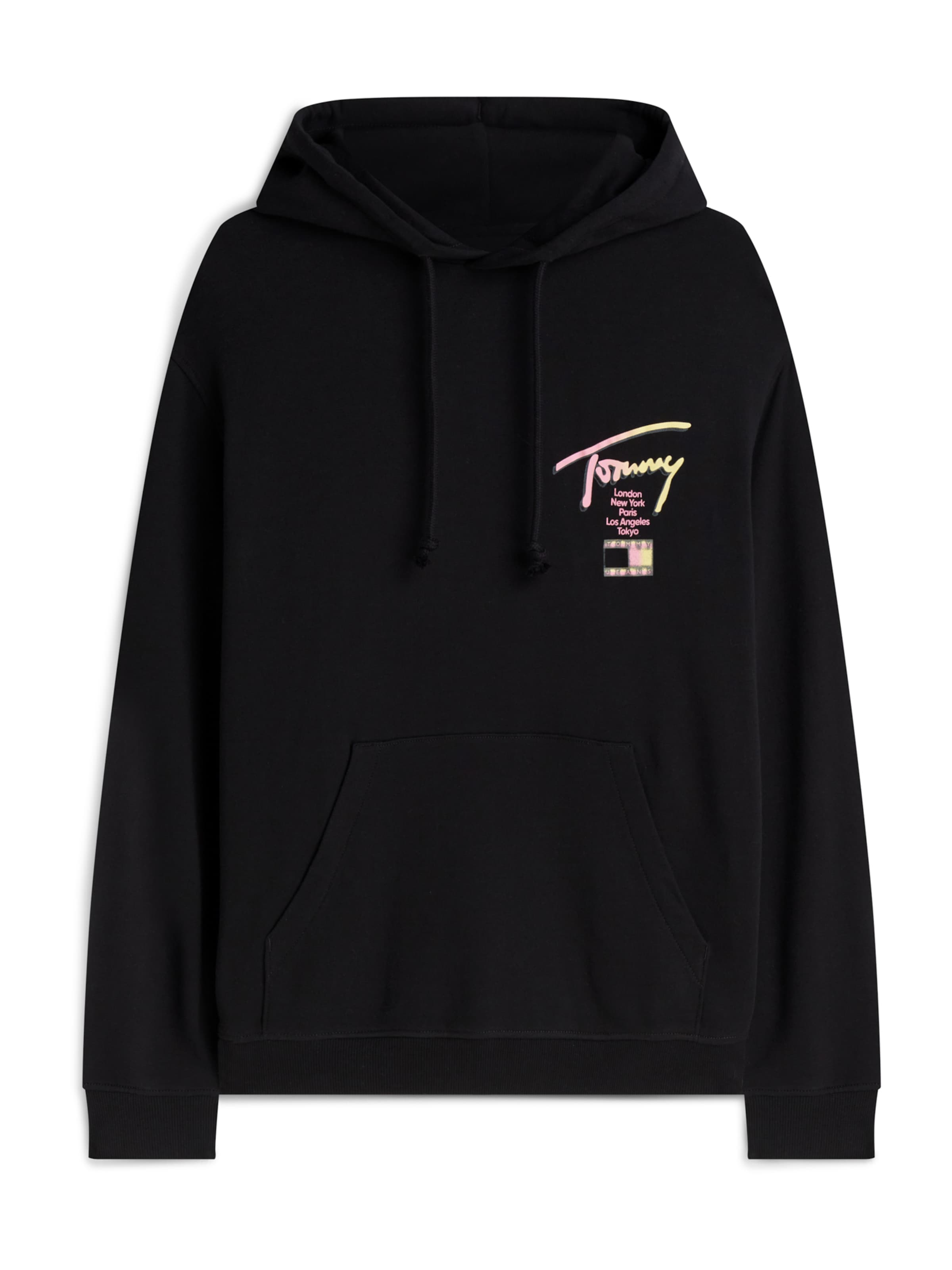 Sweat-shirt Tommy Jeans en noir : devant