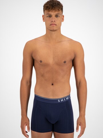 Shiwi Regular Boxer shorts 'Solid ' in Blue: front
