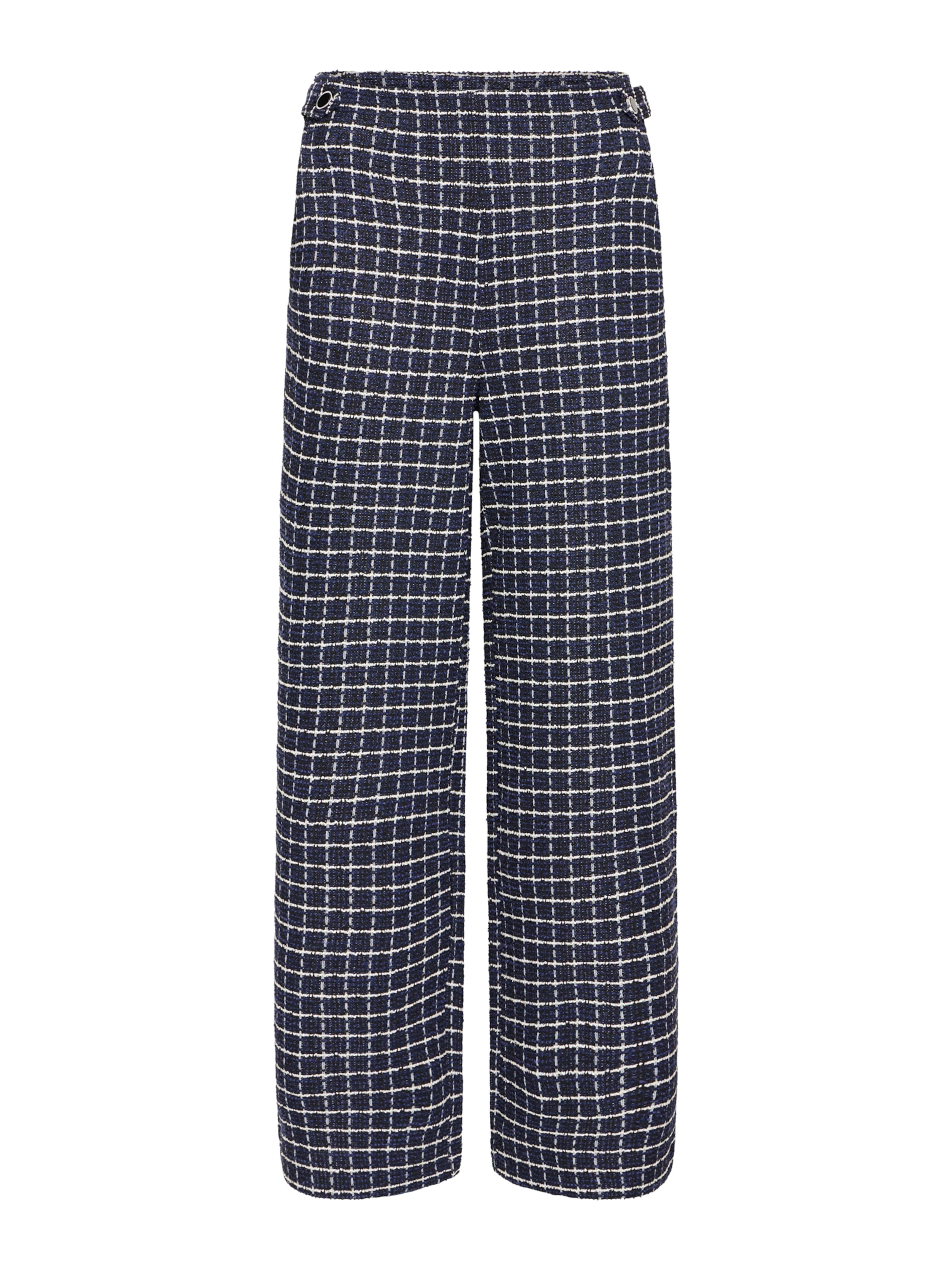 ICHI Regular Broek 'ICHKATE CLOULE' in Zwart: voorkant