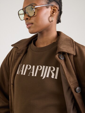 NAPAPIJRI Sweatshirt 'BLISS' in Brown