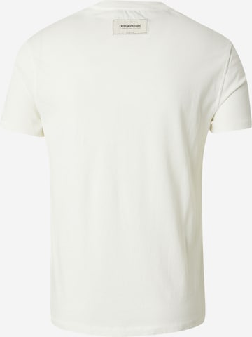 Zadig & Voltaire T-Shirt 'JIMMY' in Weiß