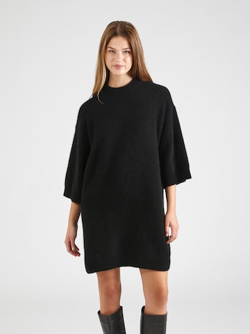 DRYKORN Knitted dress 'LIMAVA' in Black: front