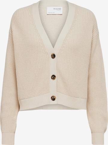 Cardigan 'Sinna' SELECTED FEMME en beige : devant