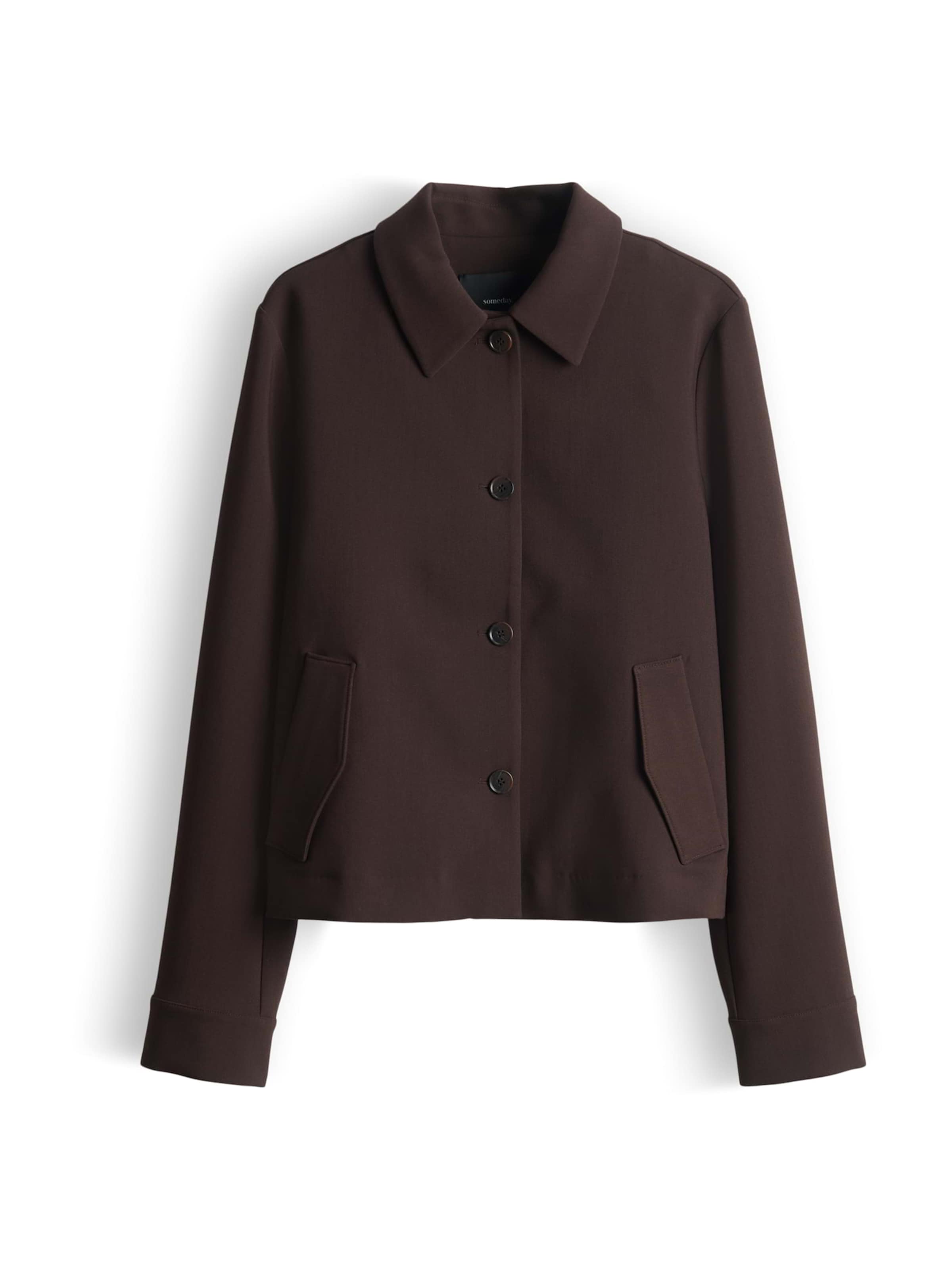 Someday Between-season jacket 'Nanuna' in Brown: front