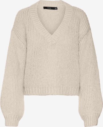 VERO MODA Sweater 'Maybe' in Beige: front