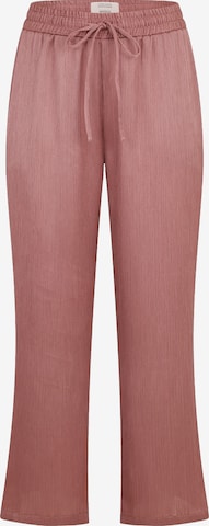 Guido Maria Kretschmer Curvy Regular Housut 'Francesca' värissä vaaleanpunainen: etupuoli