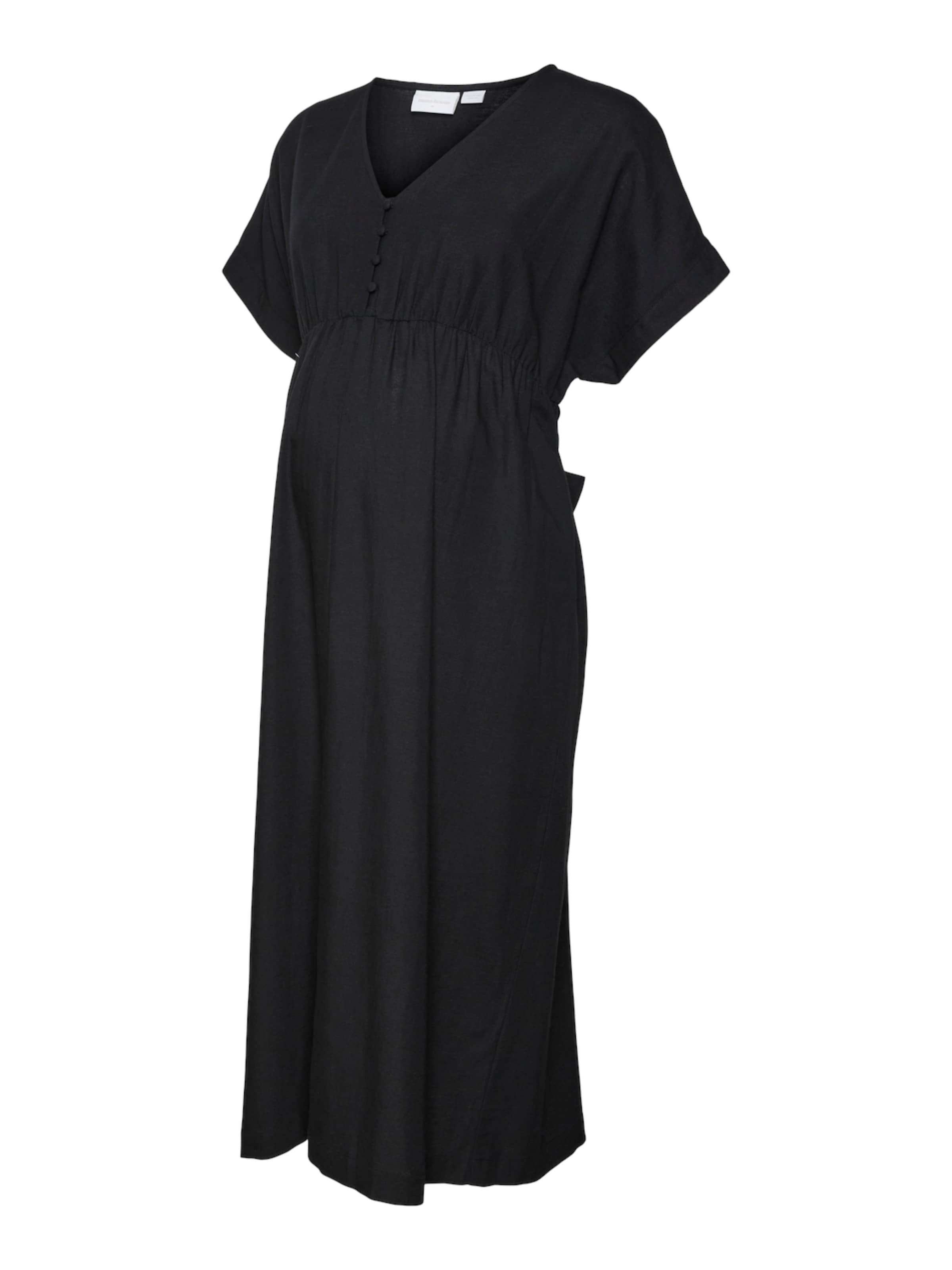 MAMALICIOUSLjetna haljina 'SANA LIA' - crna boja: prednji dio