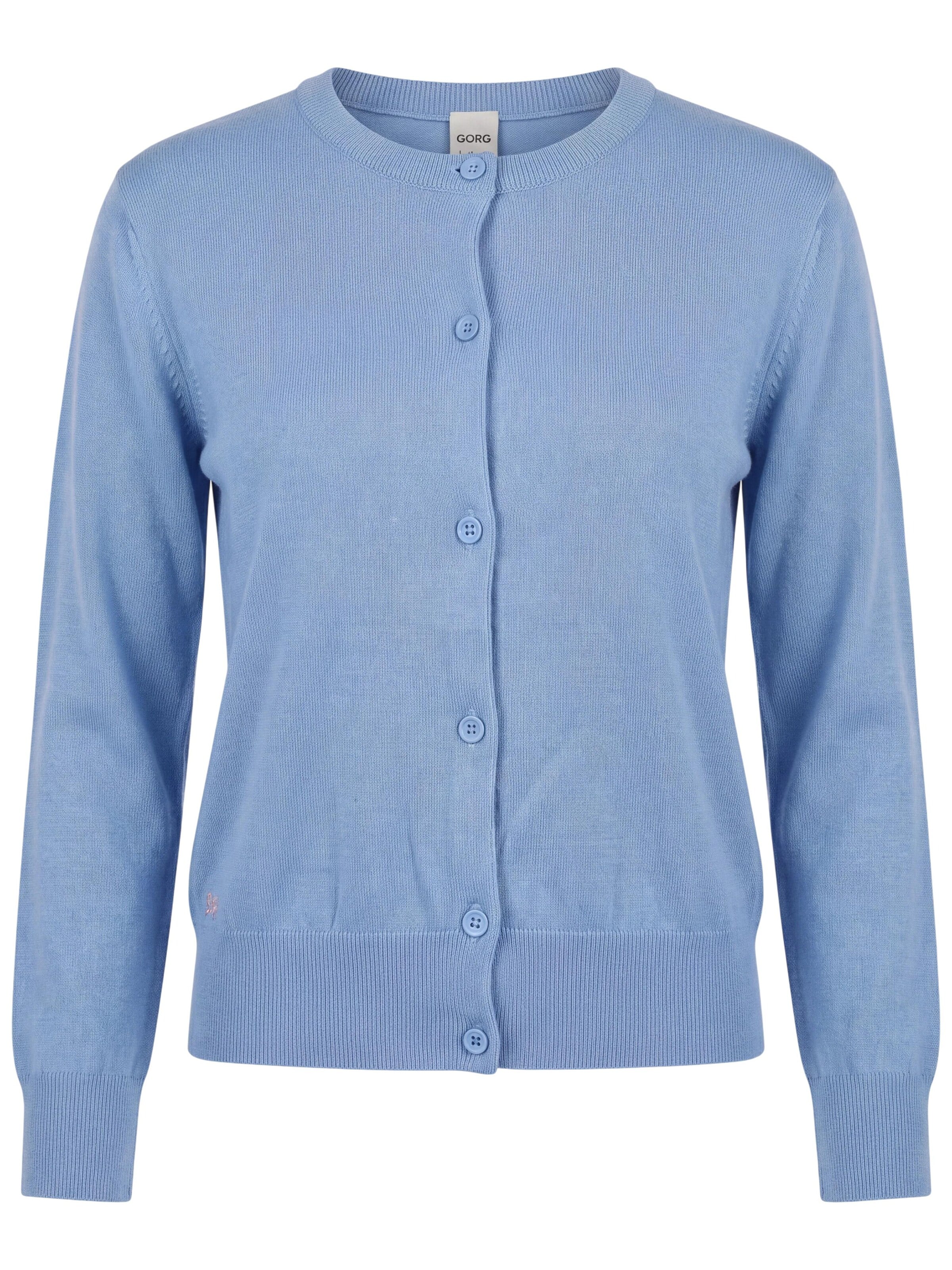 GORG Knit Cardigan in Blue: front