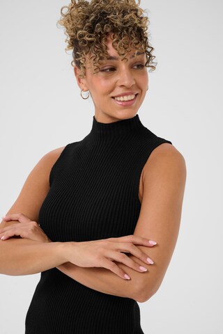 Haut 'Dela' Cream en noir