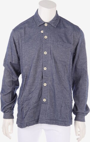 Oliver Spencer Button Up Shirt in XS in Blue: front
