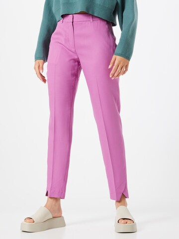 COMMA Normální Kalhoty s puky – pink: přední strana