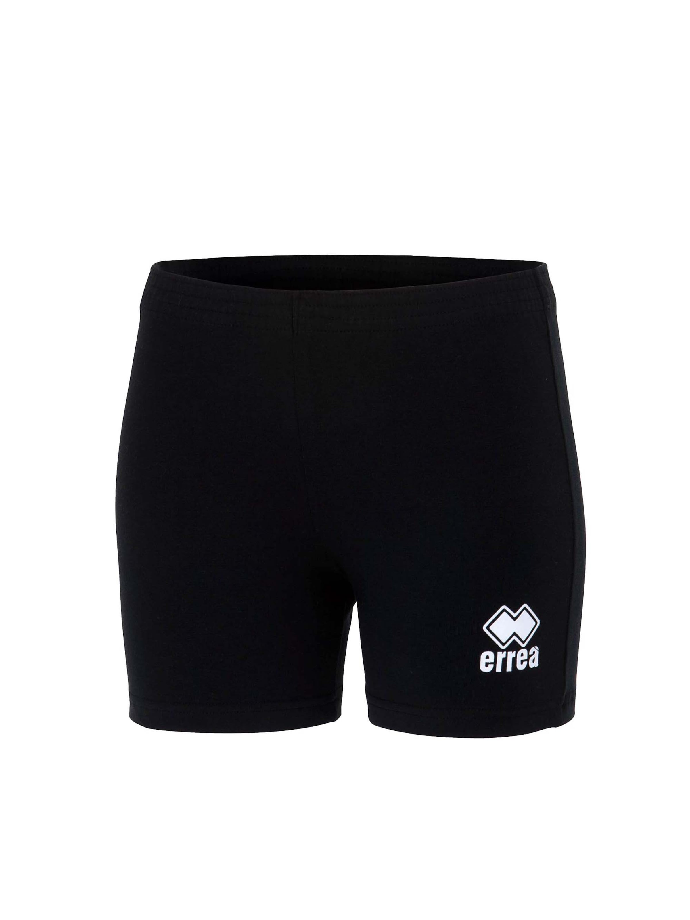 Errea Slimfit Sporthose in Schwarz: Vorderseite