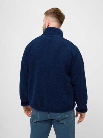 Derbe Fleecejacke 'Kuschelby' in Blau