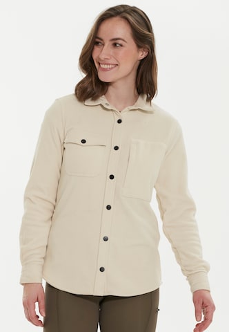 Whistler Athletic Fleece Jacket 'Noelle' in Beige: front