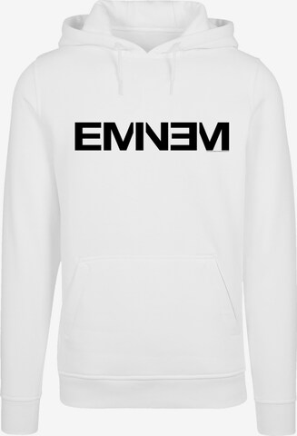 F4NT4STIC Sweatshirt 'Eminem Rap Music' in White: front