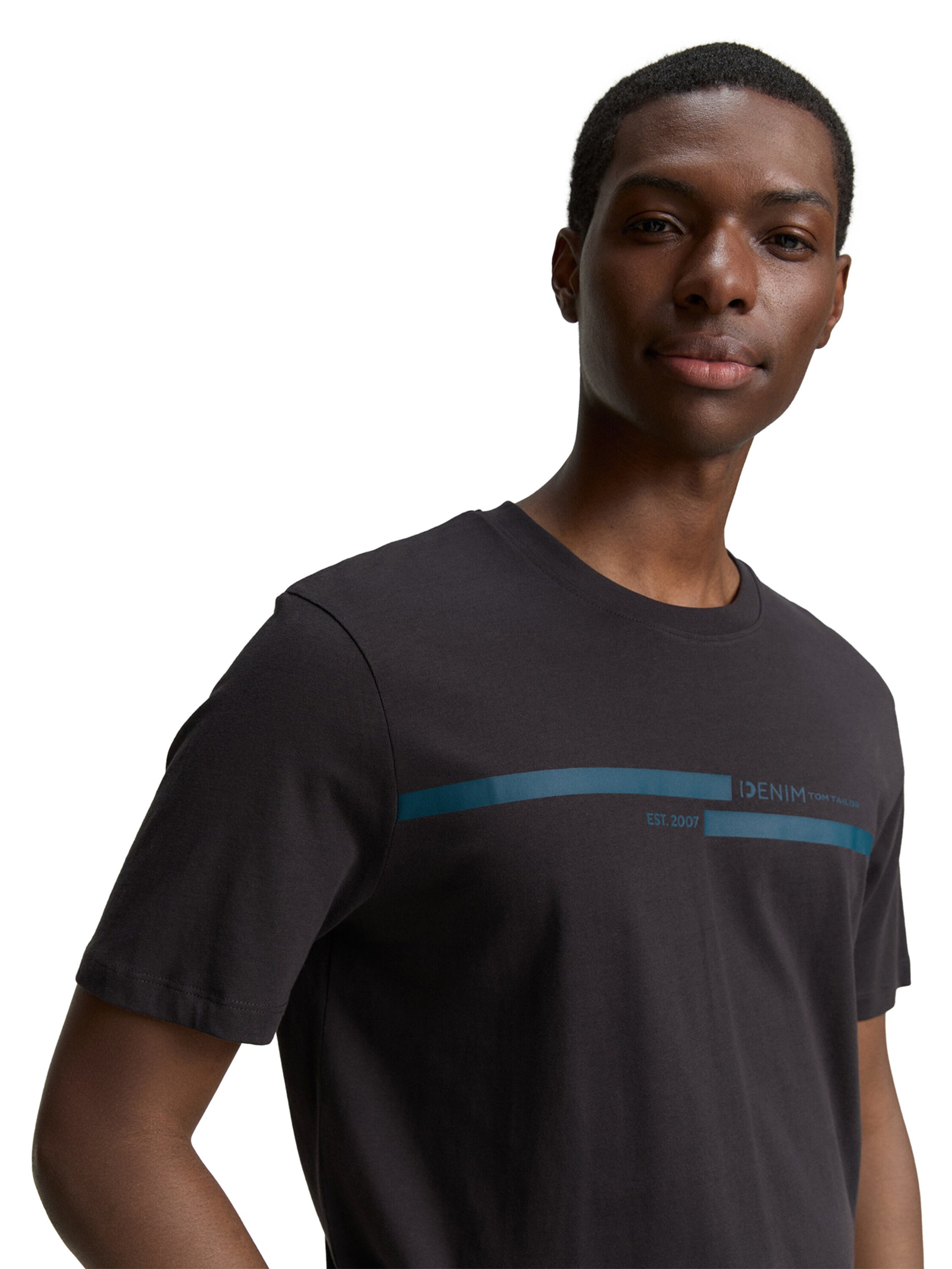 TOM TAILOR DENIM Shirt in Grey