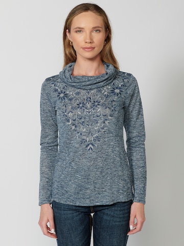 KOROSHI Sweater in Blue: front