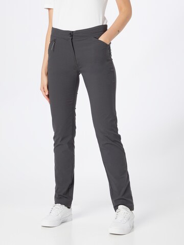 CRAGHOPPERS Slim fit Outdoor trousers 'NosiLife' in Black: front