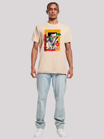 T-Shirt 'Sex Education Otis Hung Over Collage Netflix TV Series' F4NT4STIC en beige