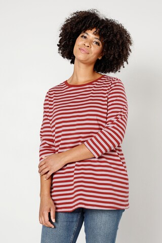 Sara Lindholm Shirt in Rood: voorkant