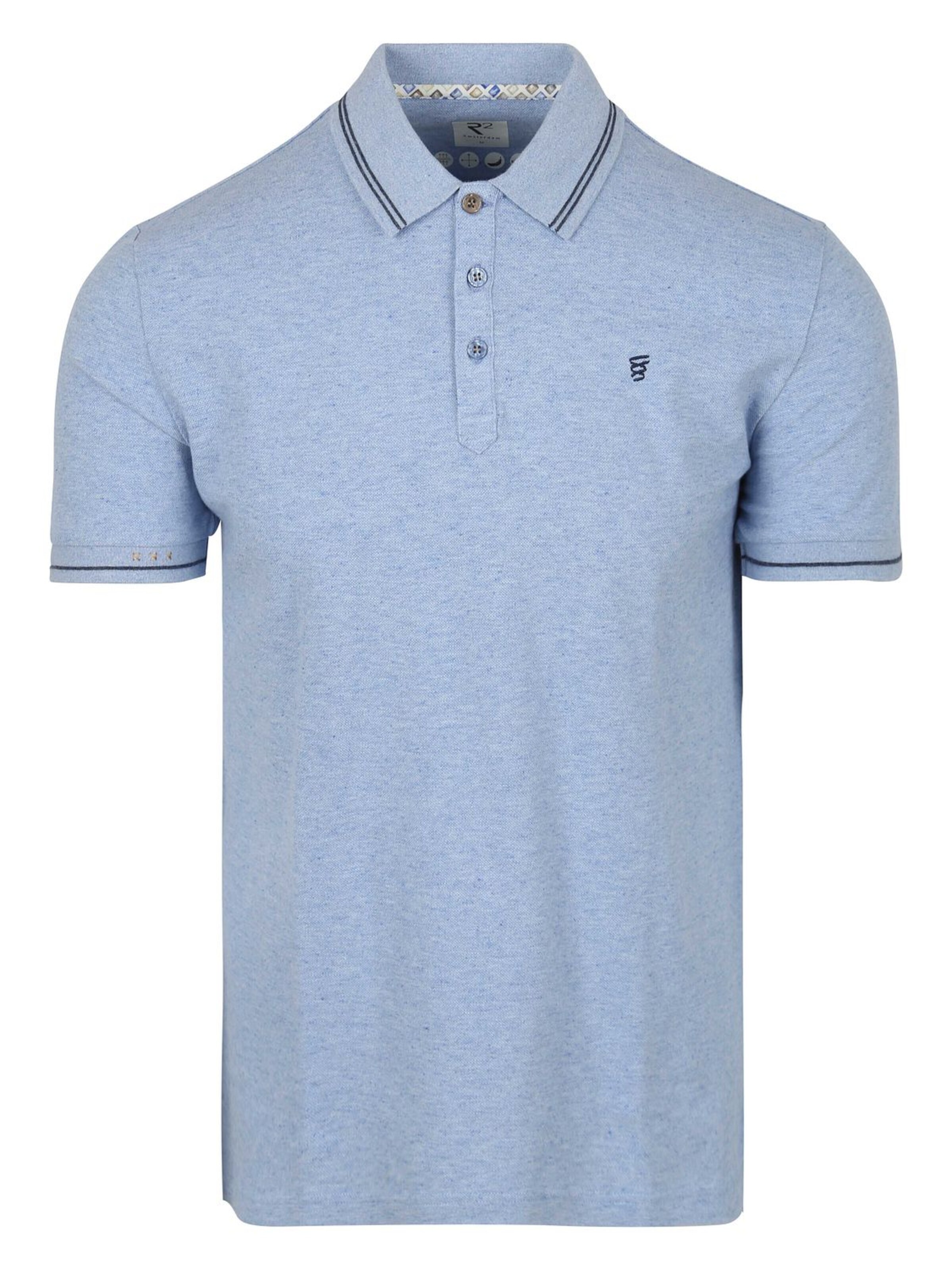 R2 Amsterdam Shirt in Blue: front