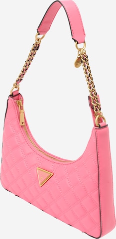 GUESS - Bolso de hombro en rosa: frente