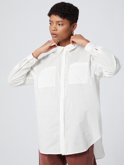 Guido Maria Kretschmer Collection Bluse 'Jenna' in weiß, Modelansicht