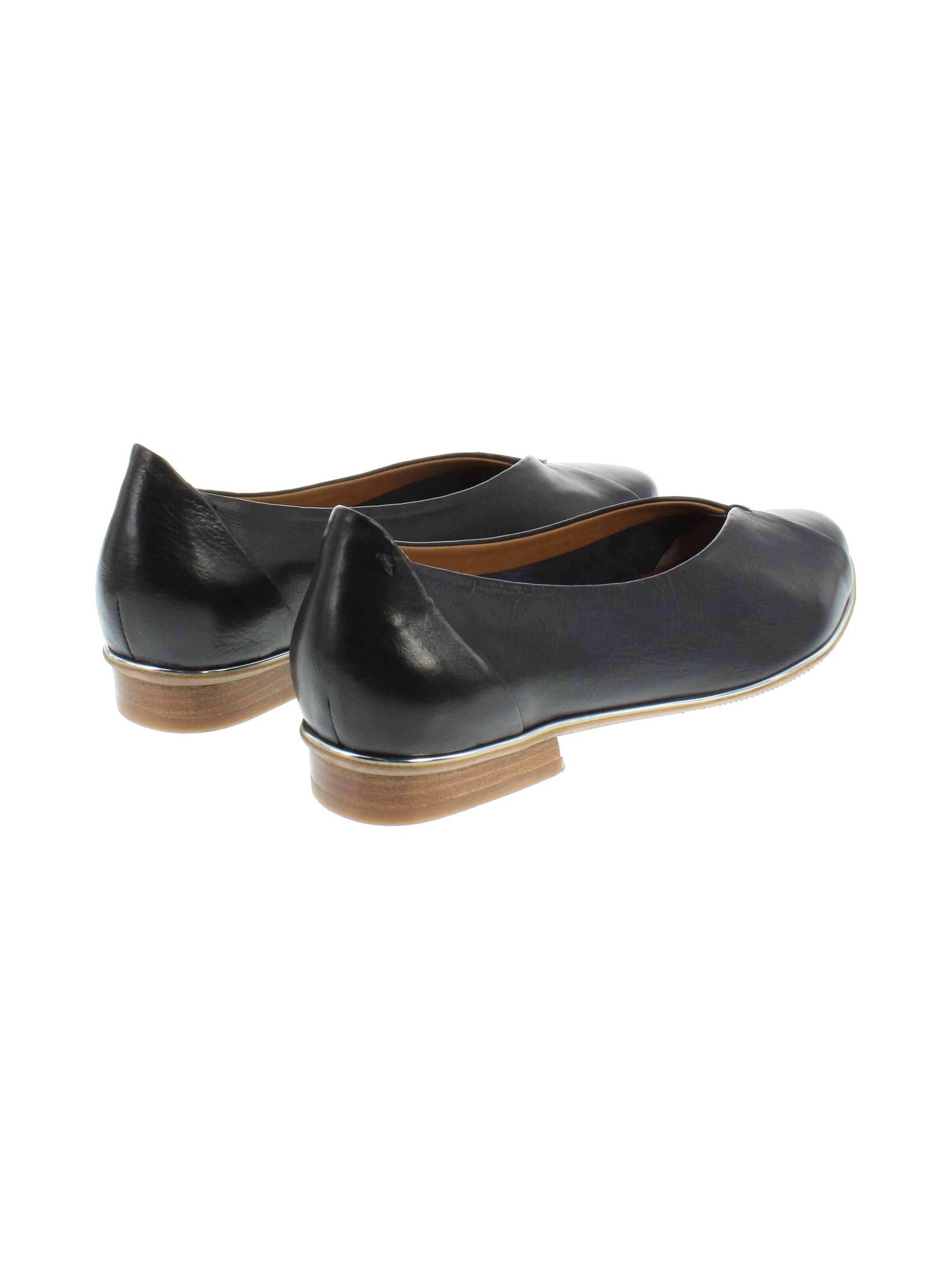 Everybody Ballet Flats 'BETA - Ballerina mit V-Ausschnitt' in Blue