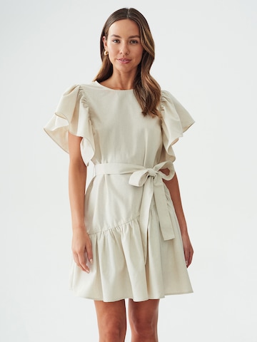 Willa Dress 'PETER' in Beige: front